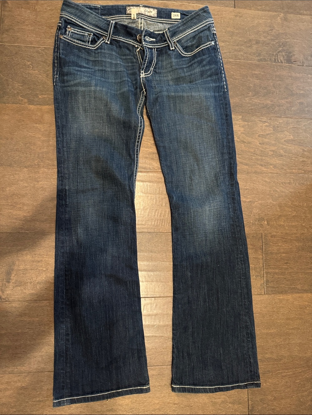 BKE Women's Dark Indigo Bootcut Jeans